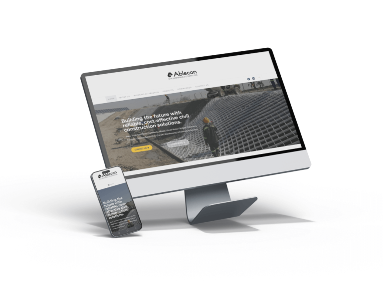 Mock-up of Ablecon.com