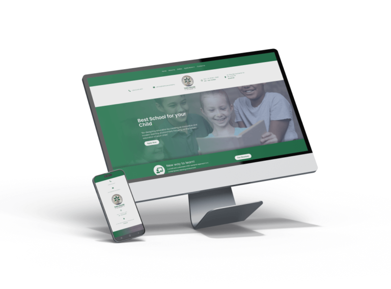 Mock-up of tarahouse.academy